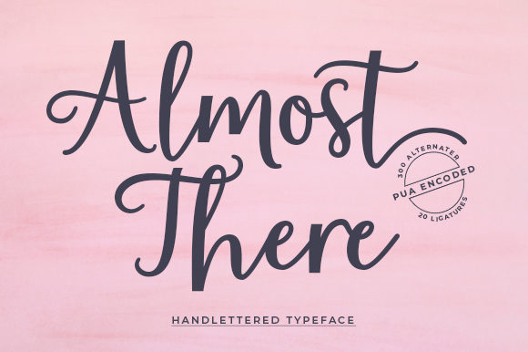 Almost There: A Handwritten Font for Creative and Professional Workflows
