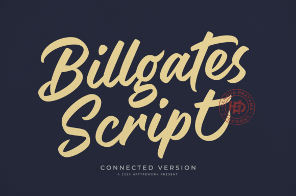 Billgates Script: A Vintage-Elegant Font for Creative Expression