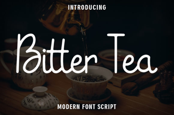 Bitter Tea: A Delicate and Elegant Handwritten Font for Stunning Designs