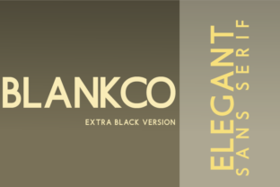Blankco Extra Black: A Modern Font for Bold and Clear Communication