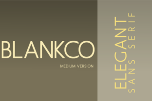 Blankco Medium: A Modern Sans-Serif Font for Versatile Design Applications