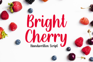 Bright Cherry Font: Timeless Elegance in Handwritten Style