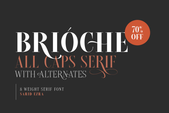 Brioche: A Font That Elevates Design with Elegance and Versatility