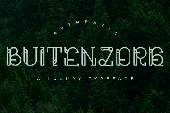 Buitenzorg: A Fun and Interesting Decorative Font with a Unique Style