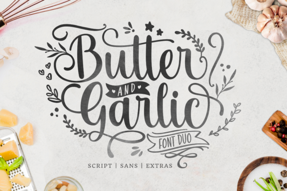 Butter and Garlic Font for Elegant Designs