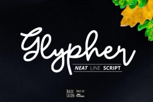 Discover the Beauty of Glypher: A Stylish Handwritten Font for Creative Projects