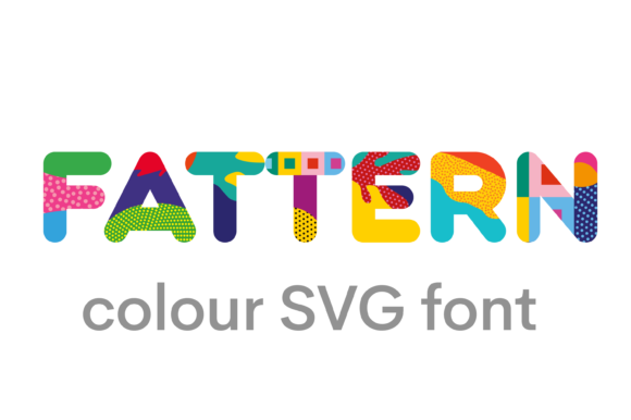 Fattern: A Bold and Colorful Font for Creative Expression