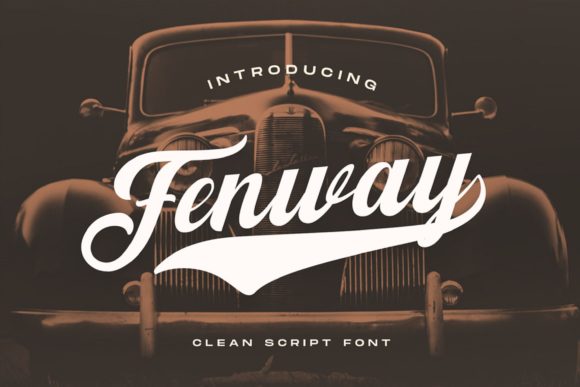 Fenway Font: A Vintage Handwritten Style for Timeless Design