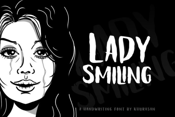 Lady Smiling: A Unique Display Font for Creative Projects