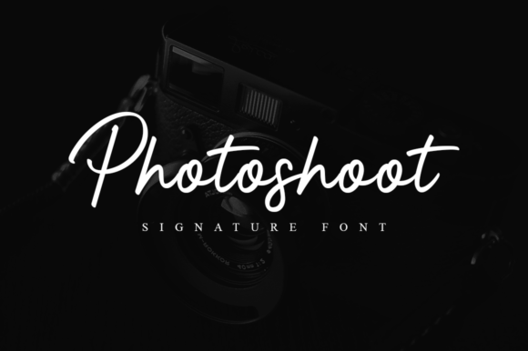 Photoshoot: A Unique Script That Elevates Design with Class and Authenticity