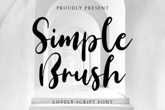Simple Brush: A Versatile Font for Handwritten Elegance in Design