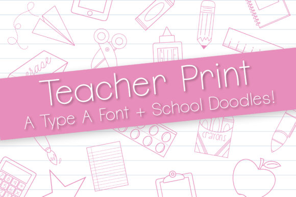 Teacher Print: A Clean, Professional Sans Serif Font for Every Design