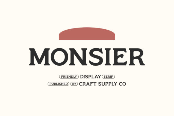 The Rise of Monsier: A Bold Serif Font Shaping Modern Design and Branding