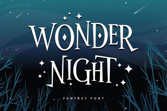 Wonder Night: A Magical Font for Halloween and October Party Designs